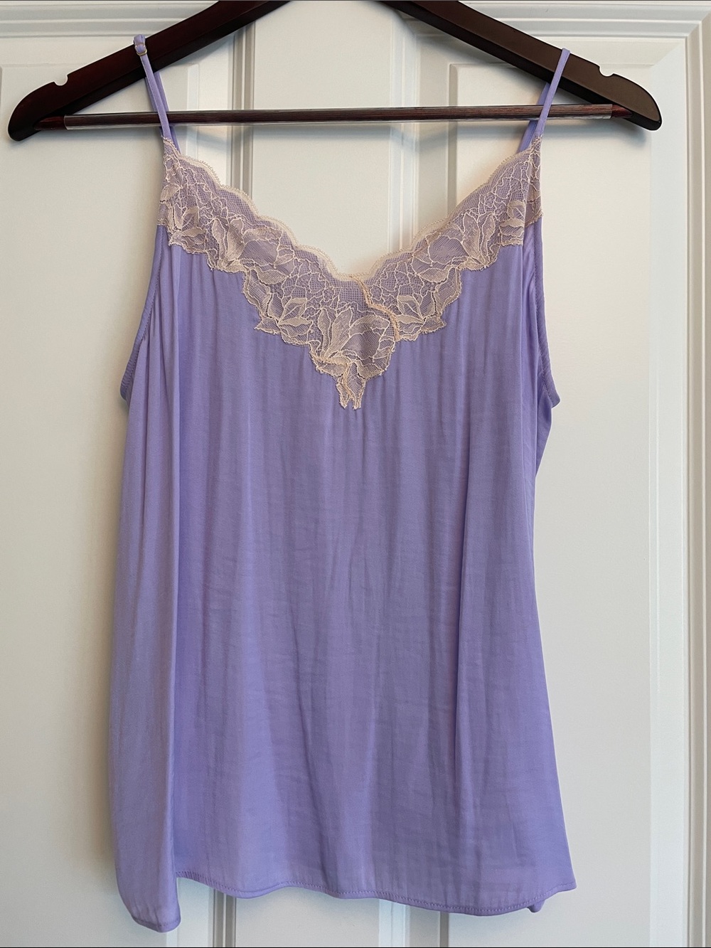 Soma Lilac Lace Trim Camisole